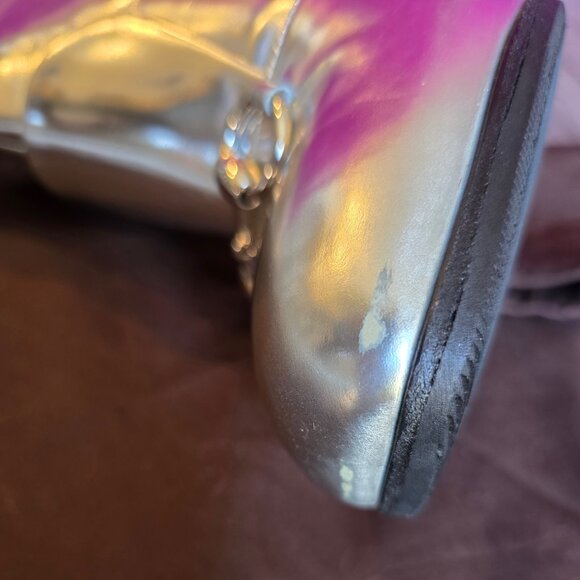 Gucci horsebit booties silver metallic - Picture 12 of 14